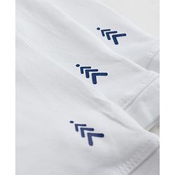 Pine Kids Cotton Elastane Knit Solid Trunks Pack of 3 - White