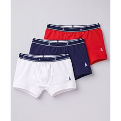Pine Kids Cotton Elastane Knit Solid Trunks Pack of 3 (Color May Vary)