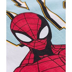 Pine Kids Marvel Single Jersey Knit Full Sleeves Cut & Sew T-Shirt with Spiderman Graphic - Multicolor