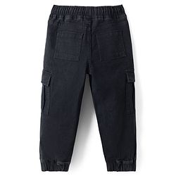Pine Kids Full Length Solid Color Denim Jeans - Black