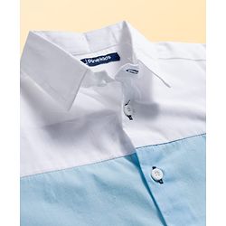 Pine Kids Cotton Woven Cut & Sew Solid Color Shirt - Multicolor