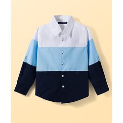 Pine Kids Cotton Woven Cut & Sew Solid Color Shirt - Multicolor