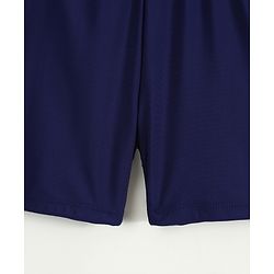 Pine Kids Swimming Trunk with Cap & Camouflage - Navy Blue