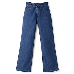 Pine Kids Denim Woven Full Length Solid Jeans - Navy Blue