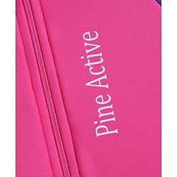 Pine Active Half Raglan Sleeves Legged Swimsuit - Pink