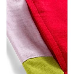 Pine Kids Looper Knit Half Sleeves T-Shirt & Shorts Set With Skateboarding Print - Red