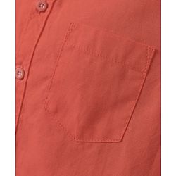 Pine Kids Linen Woven Full Sleeves Solid Shirt - Green
