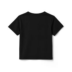 Pine Kids Cotton KnitHalf Sleeves  T-Shirt With Rainbow Bag Print - Black