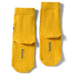 Pine Kids Marvel Non Terry Knit Ankle Length Anti Bacterial Socks With Spider-Man Graphics Pack of 3 - Red Yellow & Blue