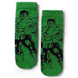 Pine Kids Marvel Non Terry Cotton Knit Anti Bacterial Ankle Length Socks With Avengers Graphic Pack of 3 - Multicolour