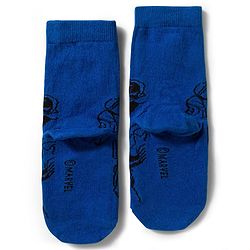 Pine Kids Marvel Non Terry Cotton Knit Anti Bacterial Ankle Length Socks With Avengers Graphic Pack of 3 - Multicolour