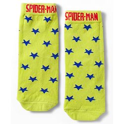 Pine Kids Non Terry Knit Anti Bacterial Ankle Length Socks With Spider Man Graphic Pack Of 3 - Multicolour