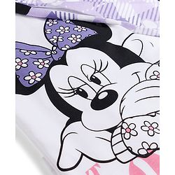 Pine Kids Disney Single Jersey Knit Full Sleeves Night Suit With Minnie Mouse Graphics - Lavender