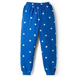 Pine Kids Disney Single Jersey Knit Full Sleeves Night Suit With Minnie & Friends Print - Blue