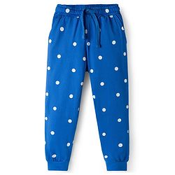 Pine Kids Disney Single Jersey Knit Full Sleeves Night Suit With Minnie & Friends Print - Blue
