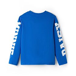 Pine Kids Disney Single Jersey Knit Full Sleeves Night Suit With Minnie & Friends Print - Blue