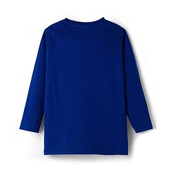 Pine Kids Marvel Single Jersey Knit Full Sleeves T-Shirt With Avengers Print - Blue