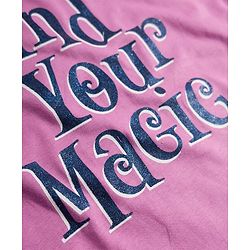 Pine Kids Single Jersey Knit Frill Sleeves Top & Pajama Night Suit With Unicorn Print - Purple