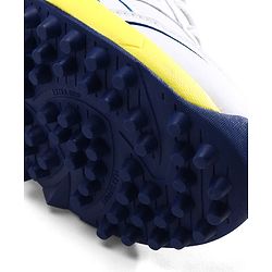Pine Active Lace Up Solid Cricket Shoes - Blue & White