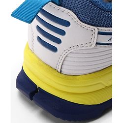 Pine Active Lace Up Solid Cricket Shoes - Blue & White