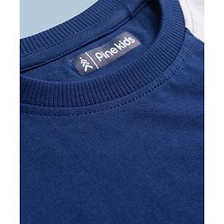 Pine Kids Single Jersey Knit Half Sleeves T-Shirt & Shorts Set With Limitless Print - Multicolor