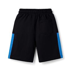 Pine Kids Single Jersey Knit Half Sleeves T-Shirt & Shorts Set with Believe Print - Blue Yellow & Black