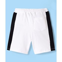 Pine Kids Single Jersey Knit Half Sleeves Numerical & Text Printed T-Shirt & Shorts Set - White