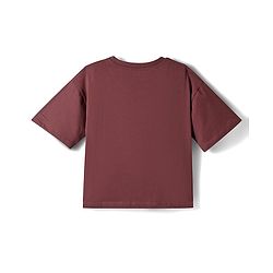 Pine Kids Single Jersey Knit Drop Half Sleeves T-Shirt & Shorts Set with Game Print - Brown