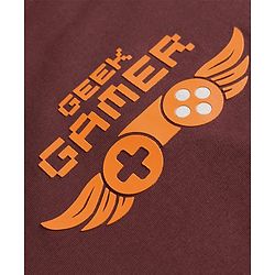 Pine Kids Single Jersey Knit Drop Half Sleeves T-Shirt & Shorts Set with Game Print - Brown