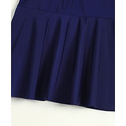 Pine Kids Half Raglan Sleeves Frock Swimsuit - Navy Blue