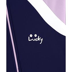 Pine Kids Half Raglan Sleeves Frock Swimsuit - Navy Blue