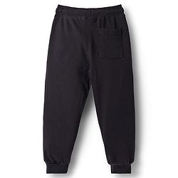 Pine Kids Looper Knit Full Length Lounge Pant With Speed Squad Print - Black