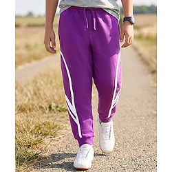 Pine Kids 100% Cotton Knit Full Length Lounge Pant - Purple