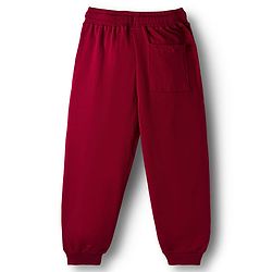 Pine Kids Looper Knit Full Length Lounge Pant With Unstoppable Print - Dark Red