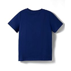 Pine Kids Disney Single Jersey Knit Half Sleeves T-Shirt With Spider Man Print - Navy Blue