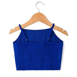 Pine Kids Woven Printed Indo Western  Kurti Palazo Set - Royal Blue