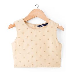 Pine Kids Satin Woven Indo Western Set with Floral Print - Multicolor