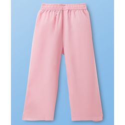 Pine Kids Woven Sleeveless Kurti Chudidar Set with Dupatta & Embroidery - Pink