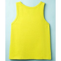 Pine Kids Cotton Knit Sleeveless Solid Top & Shorts Set - Light Green