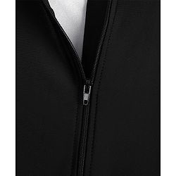 Pine Kids Full Raglan Sleeves Printed Legged Swimsuit - Black