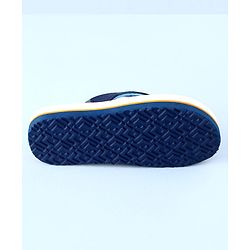 Pine Kids Slip On Beach Theme Printed & Striped Flip Flop - Blue
