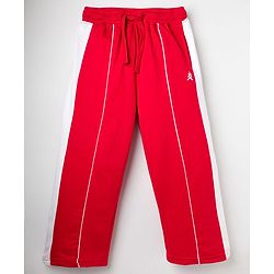 Pine Kids Knit Full Length Solid Lounge Pant - Red