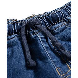 Pine Kids Denim Woven Full Length Solid Color Jeans - Navy Blue