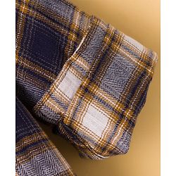 Pine Kids Cotton Woven Full Sleeves Checks Shirt With Printed Inner Tee - Multicolor
