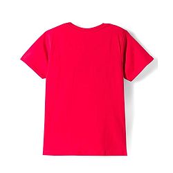 Pine Kids Disney 100% Cotton Knit Half Sleeves T-Shirt With Front & Back Minnie & Daisy Graphic - Red