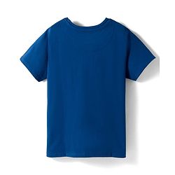 Pine Kids Disney Single Jersey Knit Half Sleeves T-Shirt with Stitch Graphic - Navy Blue