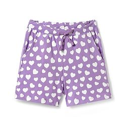 Pine Kids Disney Single Jersey Knit Half Sleeves T-Shirt & Short Night Suit With Lilo & Stitch - Purple