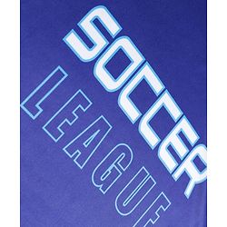 Pine Active Knit Half Sleeves T-Shirt With Soccer Theme Print -Navy Blue