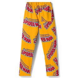 Pine Kids Marvel Single Jersey Knit Full Sleeves T-Shirt & Pajama Night Suit With Spiderman Print -  Blue