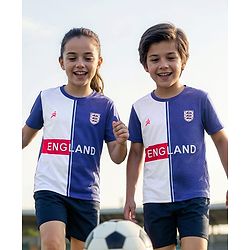 Pine Active Knit Half Sleeves England Printed T-Shirt - Navy Blue
